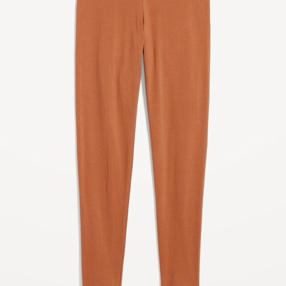 NWT OLD NAVY High-Waisted Jersey Ankle Leggings Color: Tumeric Root - Picture 5 of 6